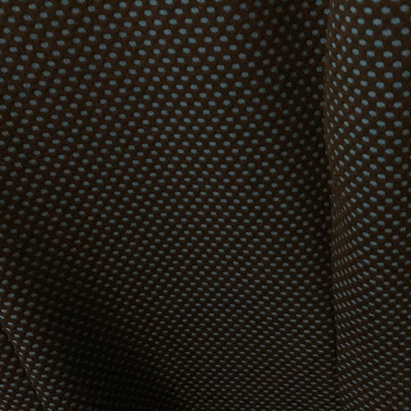 Torrid black w/blue dots sleeveless front & back v-necks skater swing dress 5x - Picture 4 of 10